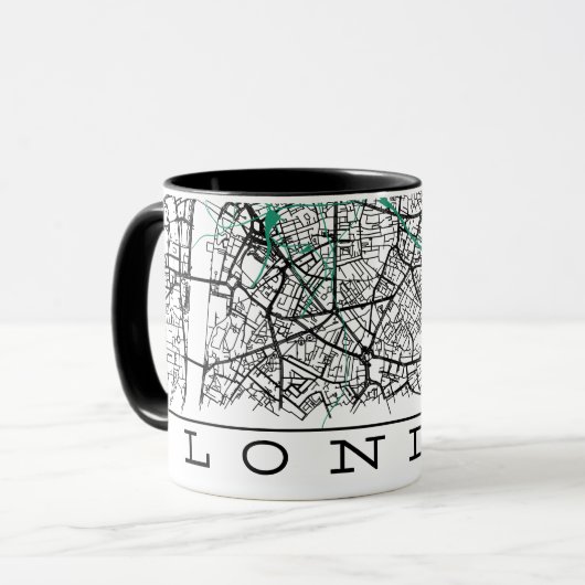 London Map Mug マグカップ (正面左)