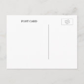 London Map Pin日付の保存 案内ポストカード (裏面)