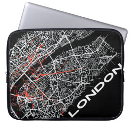 London mapped laptop bags ラップトップスリーブ