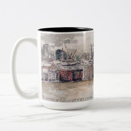 London Mug ツートーンマグカップ (左)