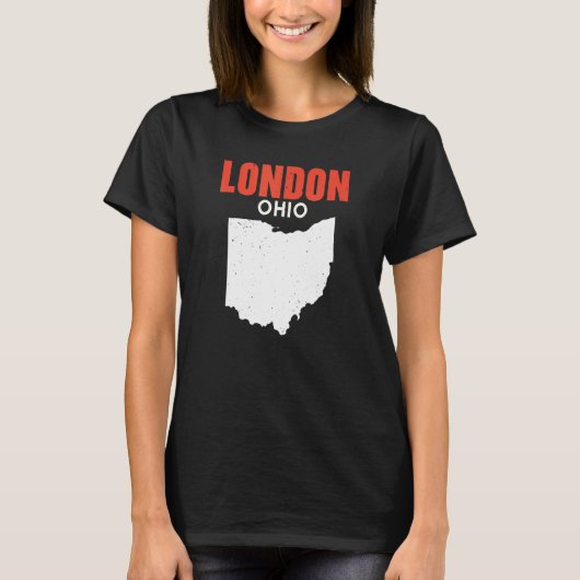 London Ohio USA State America Travel Ohioan Tシャツ (正面)