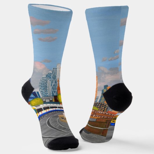 London Overground socks ソックス (傾斜あり)