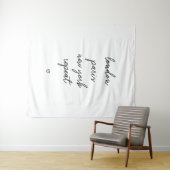 'London Paris New York Repeat' タペストリー (インサイチュ(横))