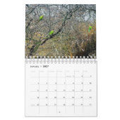 London Park Wildlife Tranquility カレンダー (1月 2027)