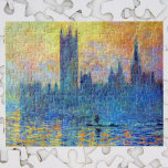 London Parliament in Winter by Claude Monet ジグソーパズル<br><div class="desc">London Parliament in Winter (1903) by Claude Monet is a vintage impressionism fine art architectural painting. The British Houses of Parliament with Big Ben on the Thames River in London, England in silhouette on a sunny winter day. Monet painted a series of paintings of the Palace of Westminster, home of...</div>