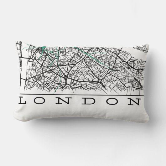 London Pillow Design ランバークッション (正面)