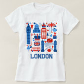 London Pop Icons T-Shirt Tシャツ (デザイン正面)