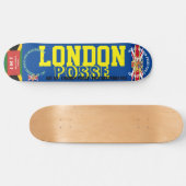 LONDON POSSE 8 1/4" スケートボードデッキ (横)