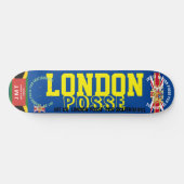 LONDON POSSE 8 1/4" スケートボードデッキ (横)
