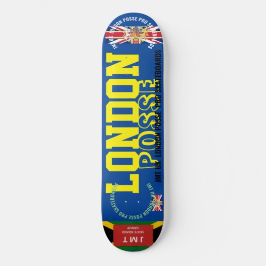 LONDON POSSE 8 1/4" スケートボードデッキ (正面)