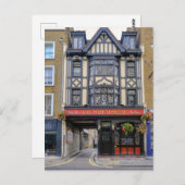 London Pub, Fitzrovia, London UKポストカード ポストカード (正面/裏面)