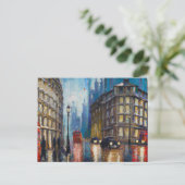 London Rain ポストカード (スタンド正面)