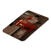 London - Rainy Day Phone Box - Amplicar Magnet マグネット (左側)