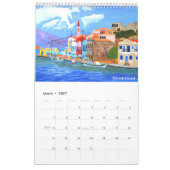 London Red Bus Calendar  カレンダー (3月 2027)