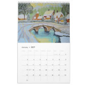 London Red Bus Calendar 2025 カレンダー (1月 2027)