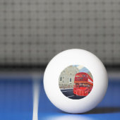 London Red Bus Ping Pong Ball 卓球ボール (ネット)