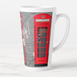 London Red Phone Booth カフェラテマグ