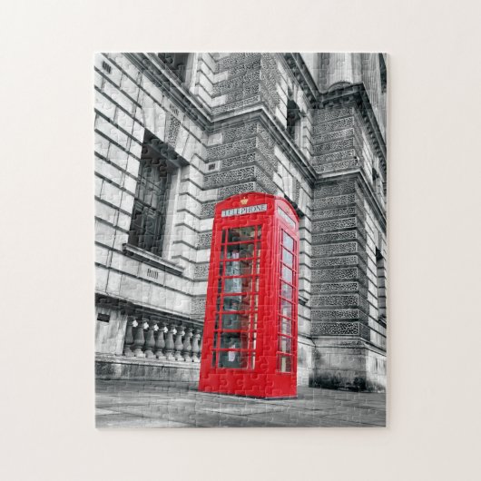 London Red Phone Boxパズル- 11x14 - 252台。 ジグソーパズル (縦)