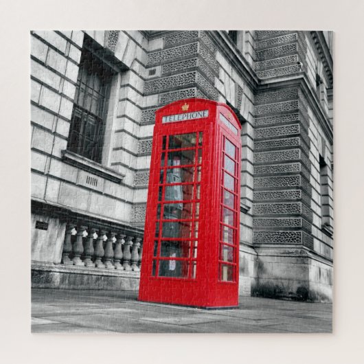 London Red Phone Box - 20x20 - 676台 ジグソーパズル (縦)