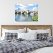 London Richmond Bridgeビューキャンバス印刷 キャンバスプリント (インサイチュ (寝室))
