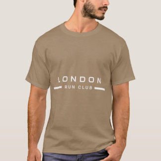 London Run Club England Minimalist Style Design re Tシャツ