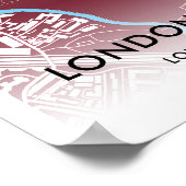 London Stadium Poster - Home of West 統一された Ham FC ポスター (角)