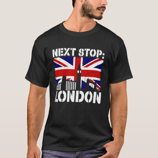 London Summer Vacation Trip Next Stop Vacay Vibes  Tシャツ (正面)