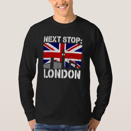 London Summer Vacation Trip Next Stop Vacay Vibes  Tシャツ (正面)