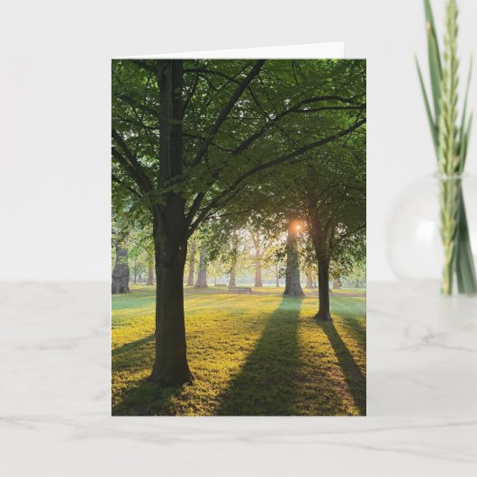 London Sunrise and Sunset  カード (正面)