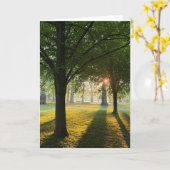 London Sunrise and Sunset  カード (黄色い花)