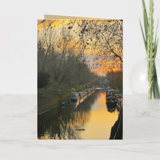 London Sunrise and Sunset  カード (裏面)