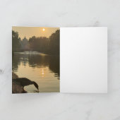 London Sunrise and Sunset  カード (内部)