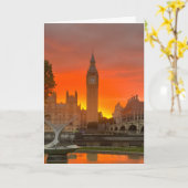 London Sunrise and Sunset  カード (黄色い花)