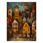 London: The Old Smoke - Whimsical Art ポスター (正面)