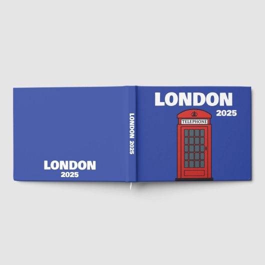 London travel coffee table book ゲストブック (全面)