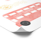 London Travel Poster ポスター (角)