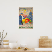 London Travel Poster England Art Print SWISS Touri ポスター (キッチン)