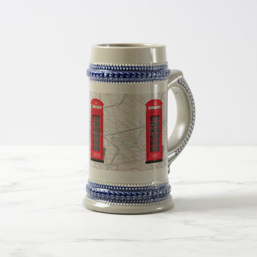 London Underground Tube Map Stein ✨ Custom Name ビールジョッキ (正面右)