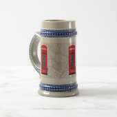 London Underground Tube Map Stein ✨ Custom Name ビールジョッキ (正面左)
