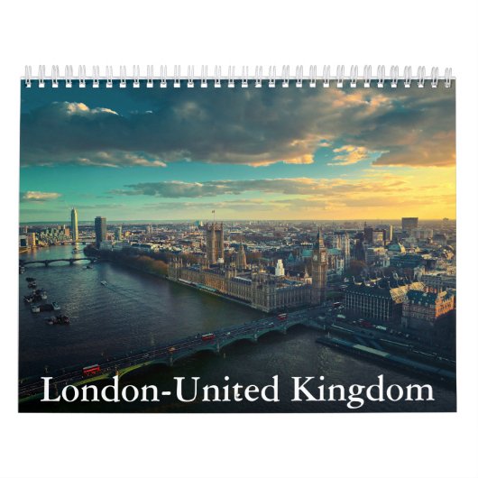 London-United Kingdom Calendar カレンダー (カバー)