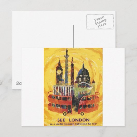 london vintage ポストカード (正面/裏面)