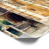 London-Westminster Abbey(B)、水の色 ポスター (角)