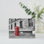 London-Westminster Red Phone Boxはがき ポストカード (スタンド正面)