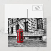 London-Westminster Red Phone Boxはがき ポストカード (正面/裏面)