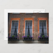 London Window Flower Boxes Postcard ポストカード (正面/裏面)