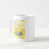 Londons Times Cartoonsによるコーヒー中毒 コーヒーマグカップ (正面左)