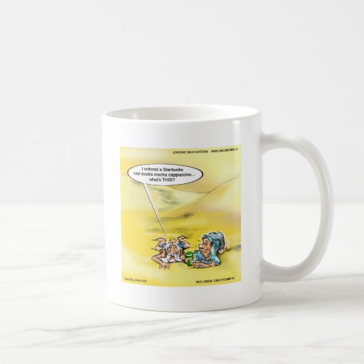 Londons Times Cartoonsによるコーヒー中毒 コーヒーマグカップ (右)