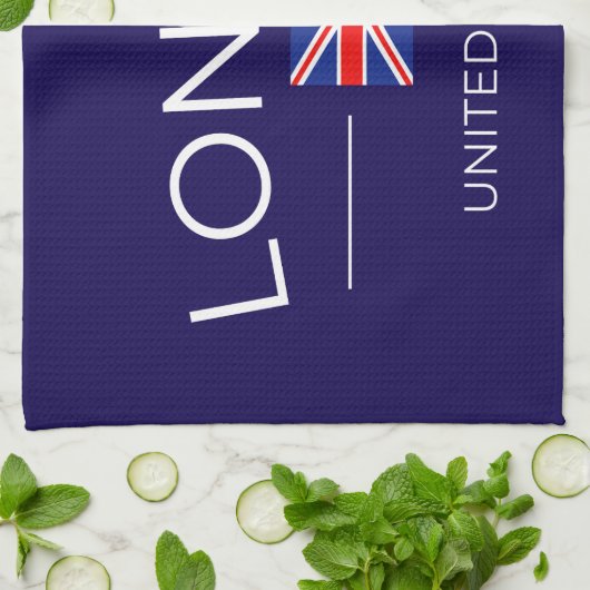 Londres キッチンタオル (折り畳み)