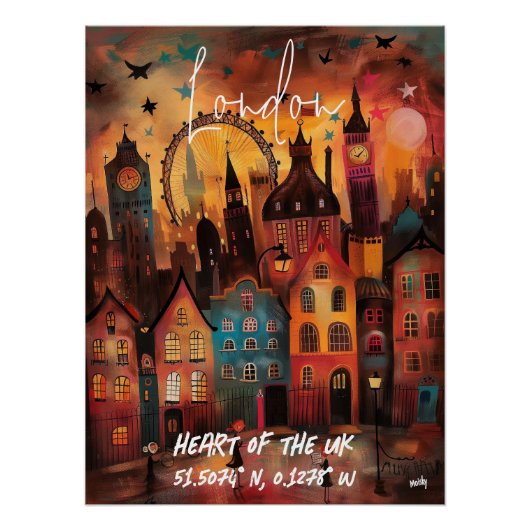 Londres: Corazón del Reino Unido ポスター (正面)