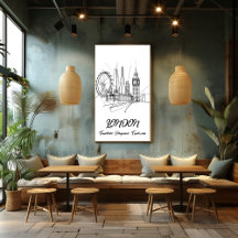 Londres: Elegancia Atemporal - Arte Lineal